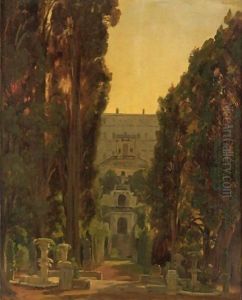Villa Desta, Tivoli by Thomas Worthington Whittredge