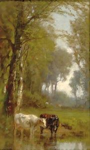 The Watering Hole by James McDougal Hart