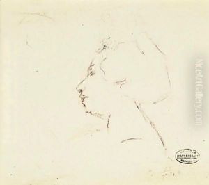 Profile D'Une Femme by Mary Cassatt