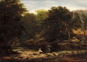 Stepping Stones by David Cox