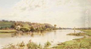 The Thames At Marlow by William Bradley