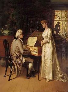 The Duet by Charles Frederick Lowcock