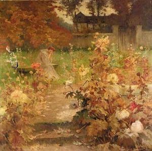 A Private Moment by Eugene Henri Cauchois