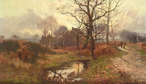 A Country Track In Autumn - view 1