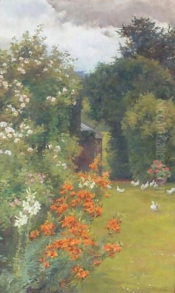 Orange Lilies - view 1