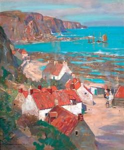 Scottish Fishing Village by James Whitelaw Hamilton