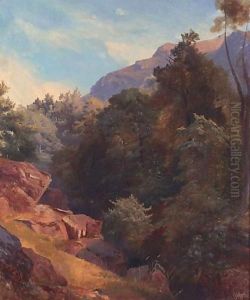 Alpine Landscape by Johann Gottfried Steffan