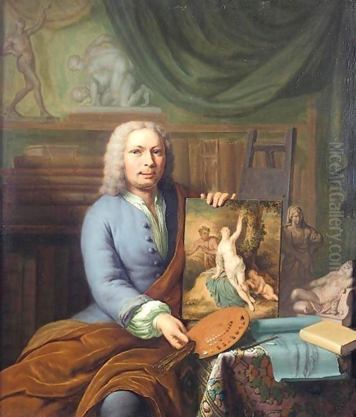Self-Portrait Of The Artist In His Studio - view 1