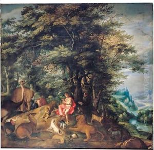 Orpheus Charming The Animals by Denys Van Alsloot
