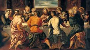 The Last Supper 7 by Jacopo Tintoretto (Robusti)
