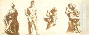 Four Studies After Classical Sculptures