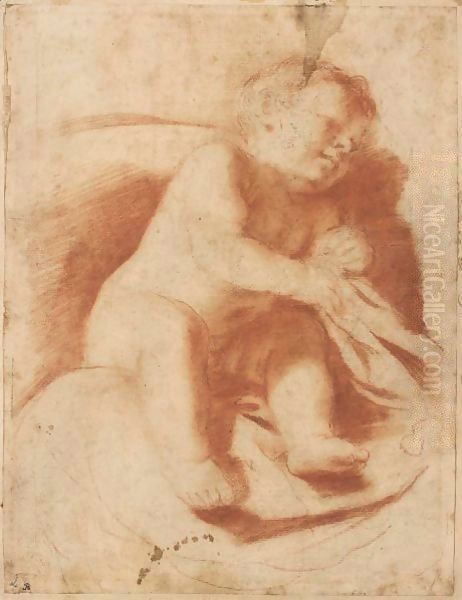 Study Of A Sleeping Child - view 1