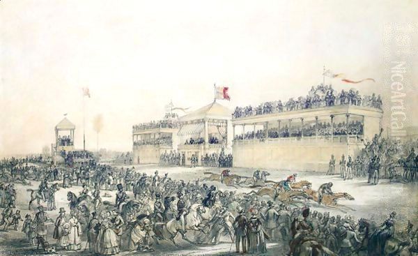 The Running Of The First Races At Brussels - view 1