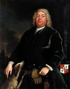 Portrait Of Bannestre Parker by Hamlet Winstanley