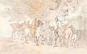 Horseman At An Inn