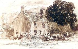 A Cottage Amongst Trees by David Cox