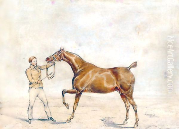 A Horse And A Jockey - view 1