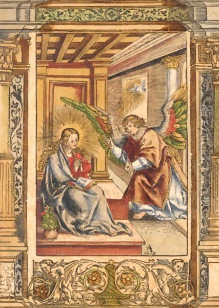 The Annunciation (Hollstein 6) - view 1
