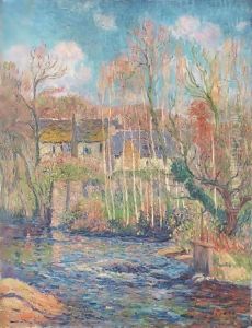 Le Printemps A Pont Aven by Henri Moret