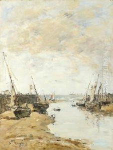 Trouville. Les Jetees. Maree Basse