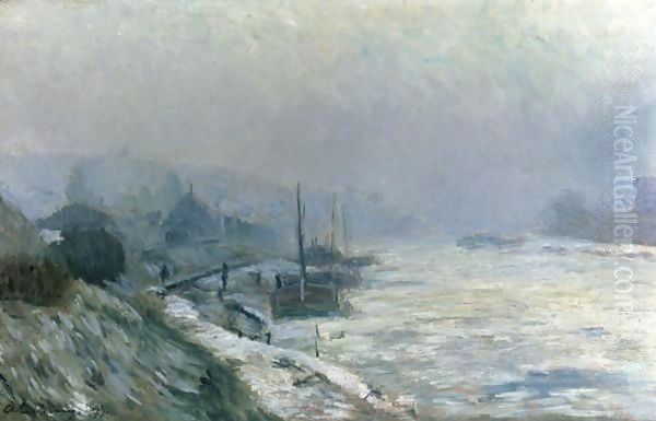 La Seine En Hiver - view 1