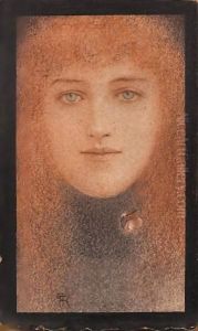 Portrait De Femme by Fernand Khnopff