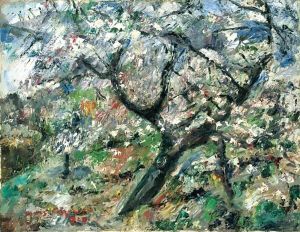 Bluhender Apfelbaum (Apple Tree In Blossom) by Lovis (Franz Heinrich Louis) Corinth