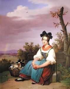 Die Entenverkauferin (Girl Selling Ducks)