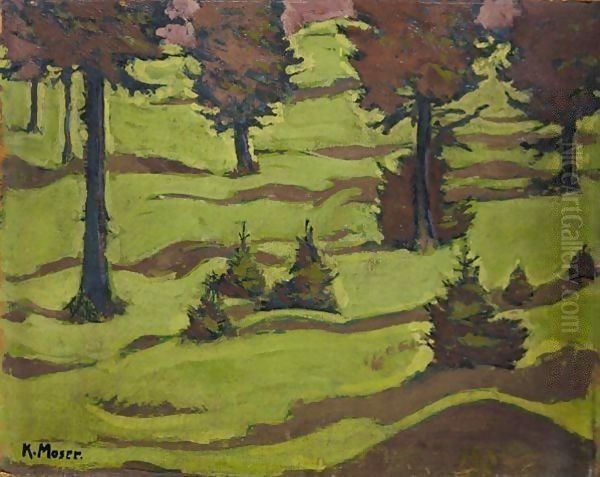 Ein Bewaldeter Hugel (Wooded Hill) - view 1