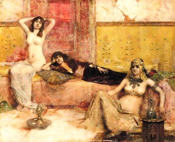 L'Attente Odalisques Dans Le Harem - view 1