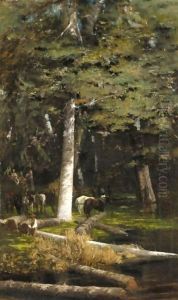 Nella Foresta by Giuseppe de Nittis