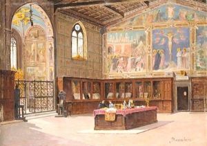 The Sacristy Of The Church Of Santa Croce, Florence by Antonietta Brandeis