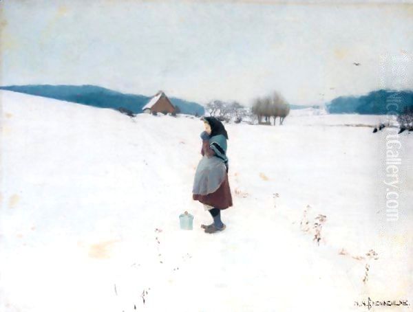 En Spadseretur I Sneen (A Walk In The Snow) - view 1