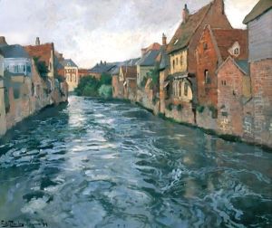 Bord De Riviere, Vue D'Abbeville