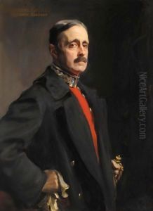 Portrait Of Sir Robert Gresley by Philip Alexius De Laszlo