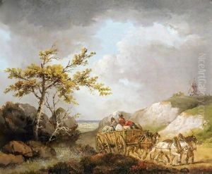 The Baggage Wagon by George Morland