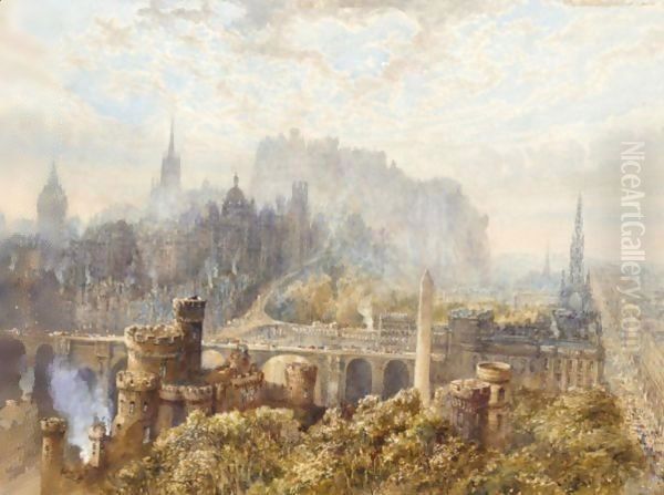 Extensive View Of Edinburgh From Calton Hill - view 1