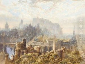 Extensive View Of Edinburgh From Calton Hill Extensive View Of Edinburgh From Calton Hill