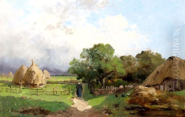 Haystacks - view 1