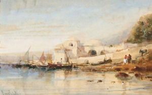 Crimean Coastal Scene by Aleksei Petrovich Bogolyubov