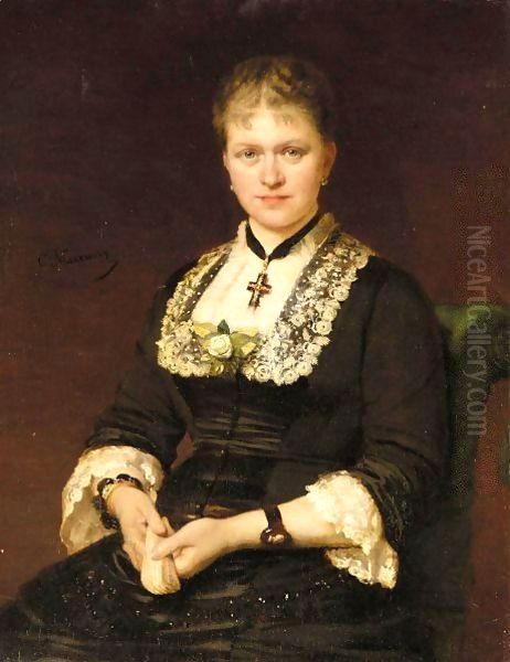 Lady In Mourning - view 1