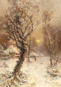 Winter Landscape 2 by Iulii Iul'evich (Julius) Klever