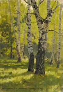 Birch Grove by Isaak Ilyich Levitan