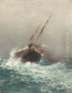 Steamship Olga by Lef Feliksovich Lagorio