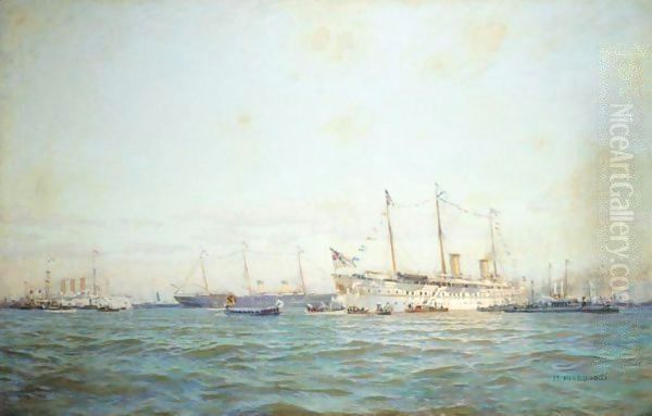 Naval Parade In The Baltic - view 1
