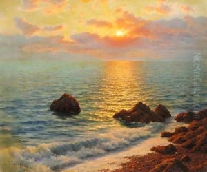 Evening Reflections by Ivan Fedorovich Choultse