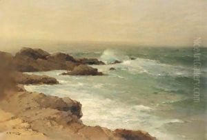 Seascape by Aleksei Vasilievich Hanzen