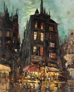 View Of The Rue De Venise, Paris