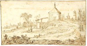 Landscape With A Chapel On A Hill by Jan van Goyen