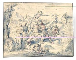 The Wedding Of Cupid And Psyche by Franois Boitard